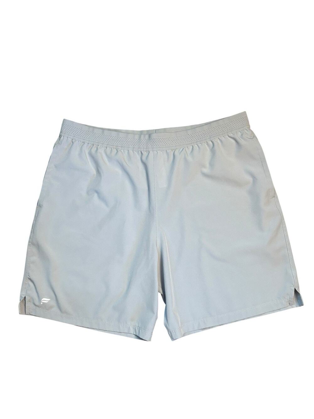 Fabletics Men’s XL The Fundamental Shorts Light Gray 7” Inseam Athletic Gym
